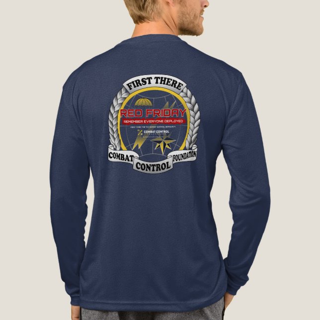 Combat Control RED Friday. Honor the Deployed. Tri-Blend Shirt (Rückseite)