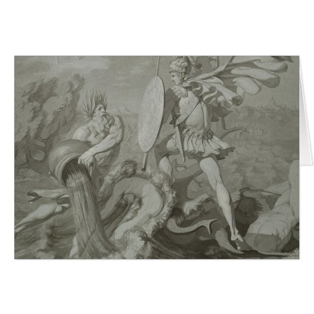 Combat d'Achille avec la rivière Scamander (Devant horizontal)