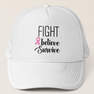 Combattre et croire le Casquette du cancer