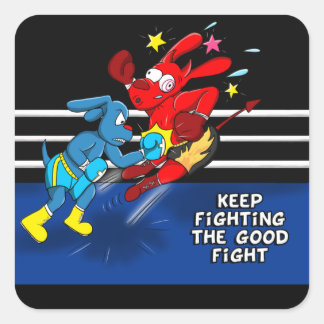 Combattre le bon combat - Sticker en boîte de os