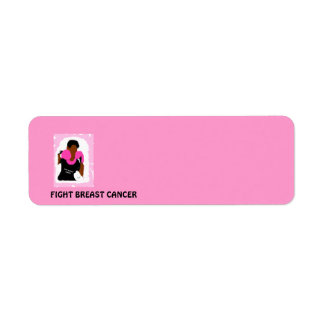 COMBATTRE LE CANCER DU SEIN Étiquettes d'adresse d