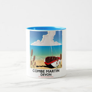 Combe Martin Devon Zweifarbige Tasse