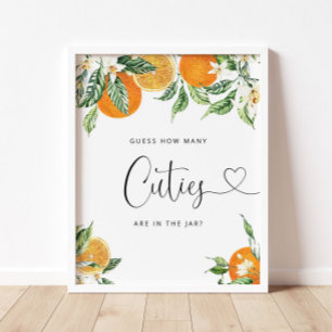 Combien de Cuties sont dans le pot Poster