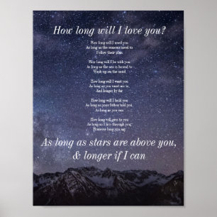 Combien de temps je t'aime ? affiche
