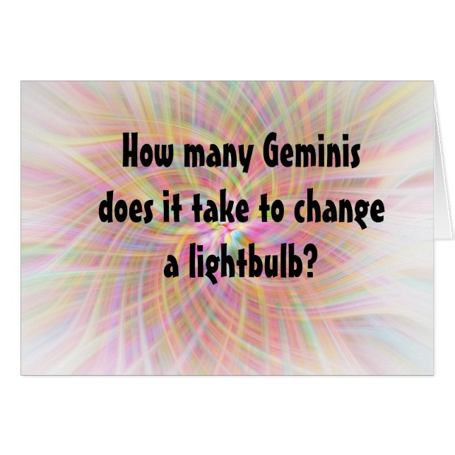 Combien Geminis le fait pour prendre à chan… (Devant horizontal)