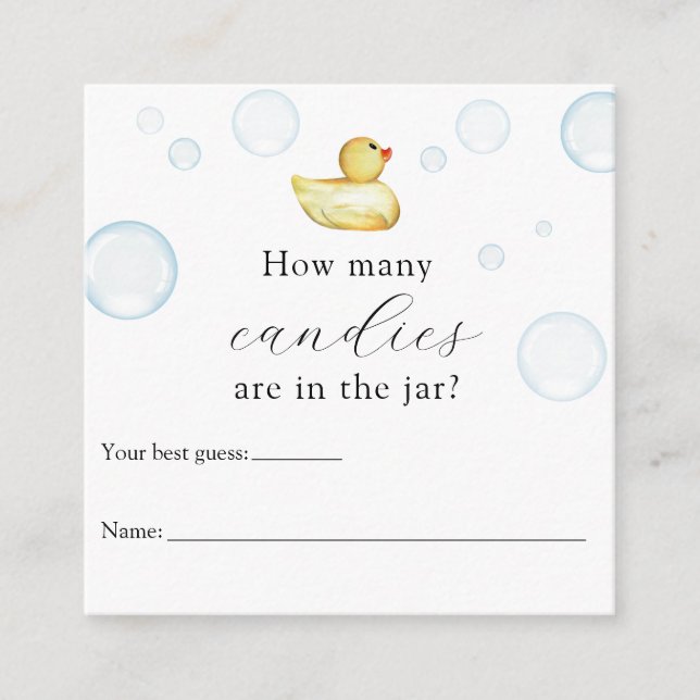 Combien sont dans la carte de boîtier Jar Shower (Devant)