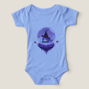Combinaison bébé chat sorcière cosmique Kawaii
