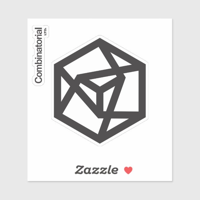 Combinatorial Ltd. 2-teilige Aufkleber (Blatt)