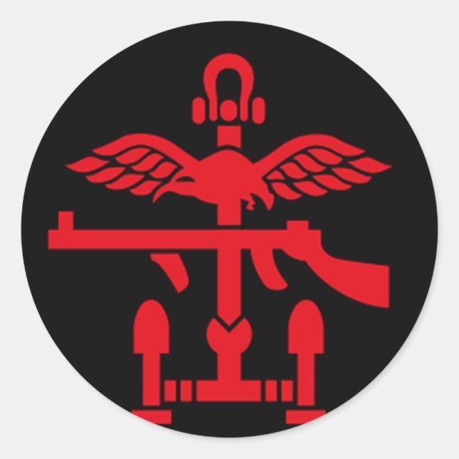 Combined Operations Runder Aufkleber (Vorderseite)