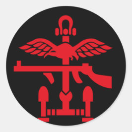 Combined Operations Runder Aufkleber