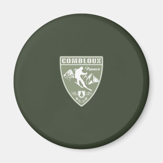 Combloux Frankreich Magnet (Vorne)