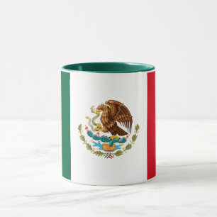 Combo für mexikanische Flagge Tasse