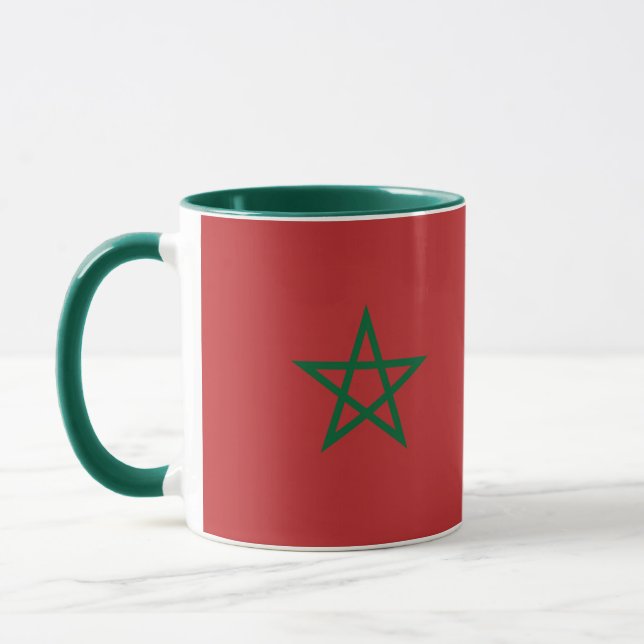 Combo Mug avec le drapeau du Maroc (Gauche)