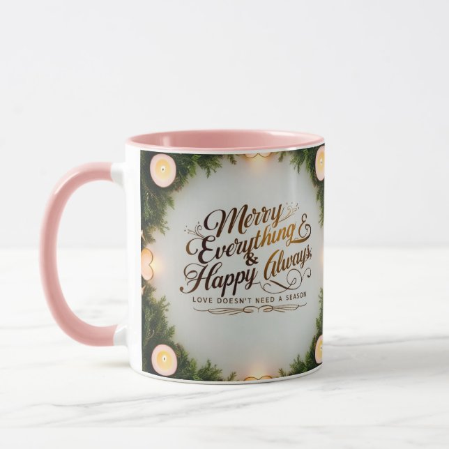 Combo Mug Set – Cozy Candlelight Christmas Gift Tasse (Links)