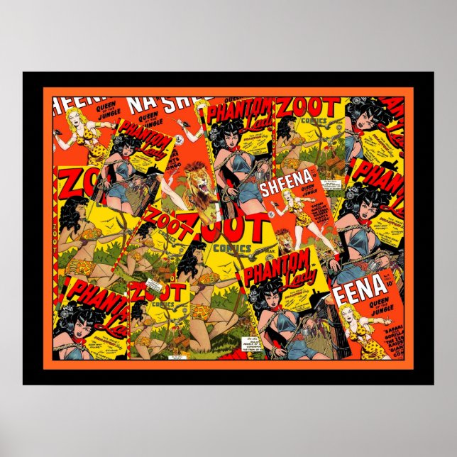 Combo poster vintage Combo Zoot Phantom (Devant)