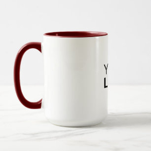 Combo Tasse - 15 oz, Rot