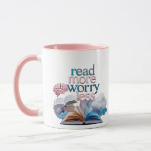 Combo-Tasse - Ästhetischer surrealer Buchliebhaber Tasse