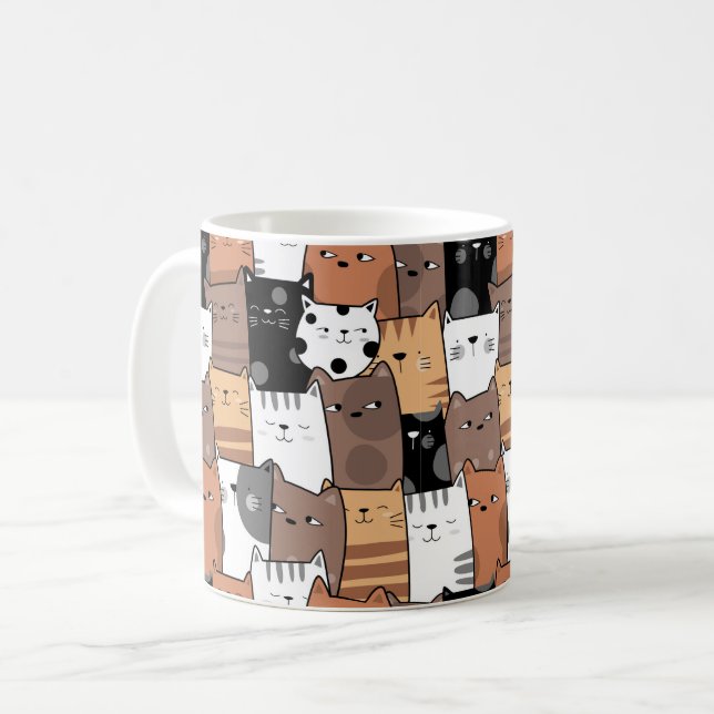 Combo Tasse - Crazy Cat Lady (Vorderseite Links)