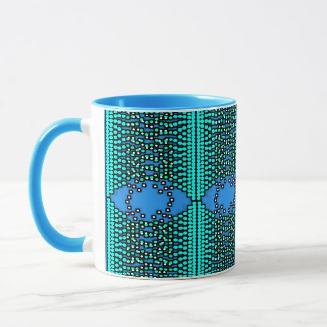 combo, tasse de design numérique 3D, parfait (Gauche)