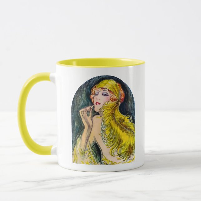 Combo-Tasse der 1930er Jahre Tasse (Links)