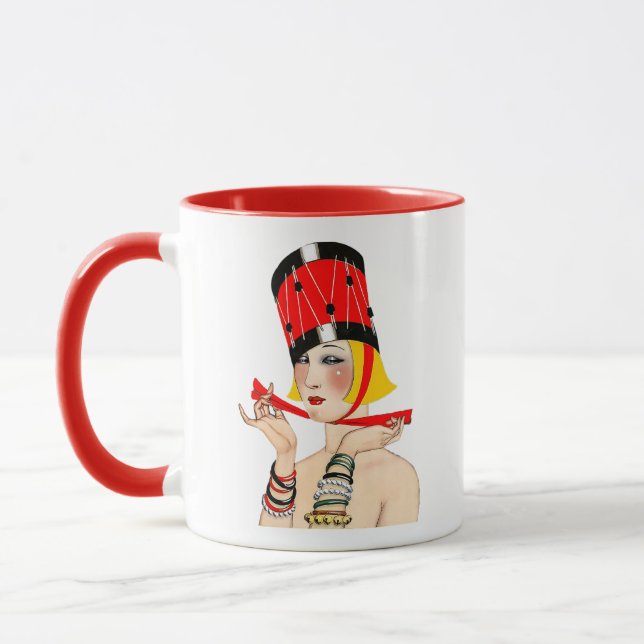 Combo-Tasse der 1930er Jahre Tasse (Links)