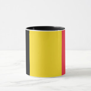 Combo-Tasse der belgischen Flagge Tasse