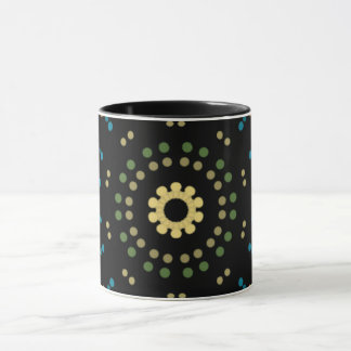 Combo-Tasse der farbigen Punkte Tasse
