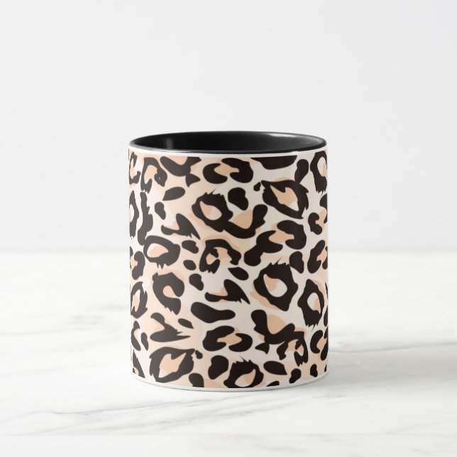 Combo-Tasse für Leopard Print-Tasse, 325 ml Tasse (Zentrum)