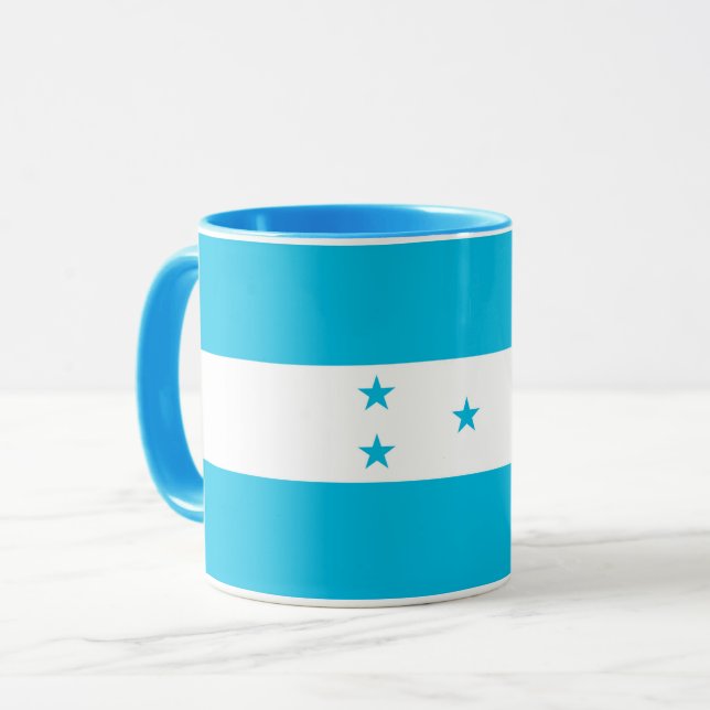 Combo-Tasse mit der Flagge von Honduras Tasse (Vorderseite Links)