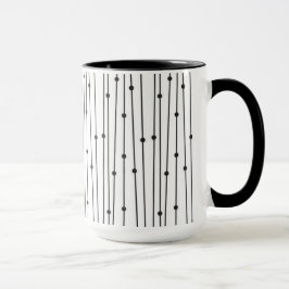Combo-Tasse Schwarz/Weiß Tasse