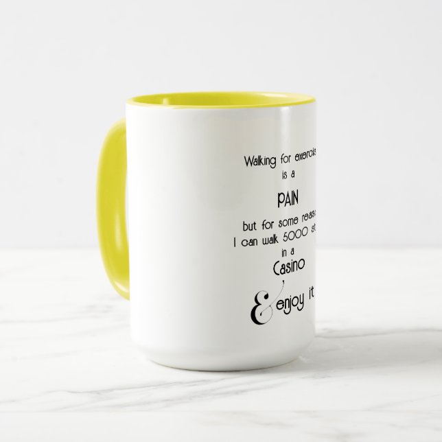 Combo "Walking" Tasse (Vorderseite Links)