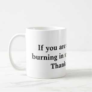 combustion dans la tasse d'enfer