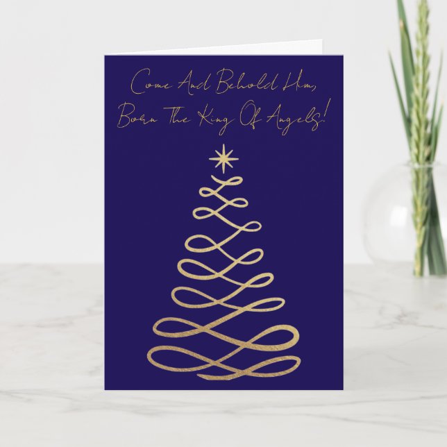 Come And Behold Him | Christmas Greeting Card Karte (Vorderseite)
