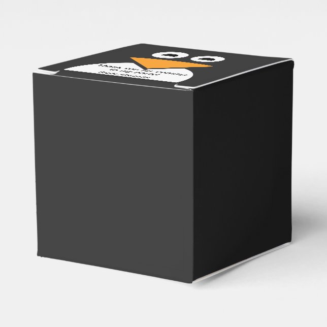 Come Chill Personalisiert Penguin Birthday Geschenkschachtel (Vorderseite)