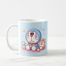 Come Come Cat And Doraemon Kaffeetasse