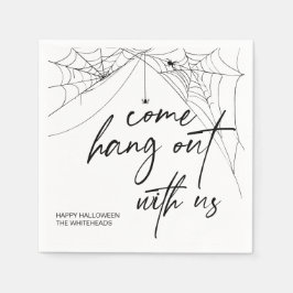 Come Hang mit uns Halloween-Party Napkins Serviette