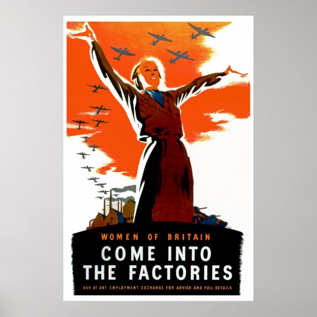 Come Into The Factories Poster (Vorne)