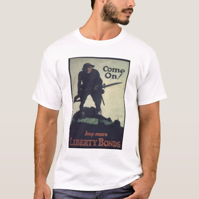 Come_On^_Buy_More_Propaganda Plakat T-Shirt (Vorderseite)