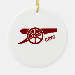 Come On You Gunners COYG Keramik Ornament