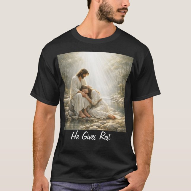 Come to Me and Rest - T-Shirt (Devant)
