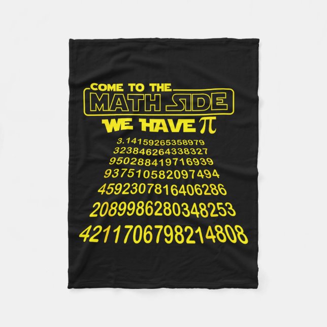 Come To The Math Side We Have Symbol Funny E Day S Fleecedecke (Vorderseite)