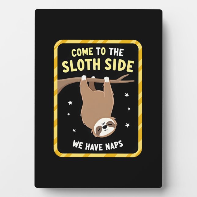 Come To The Sloth Side T-Shirt - Funny Sloth Pun ( Fotoplatte (Vorderseite)
