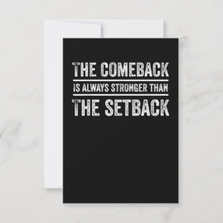 Comeback wird immer stärker karte