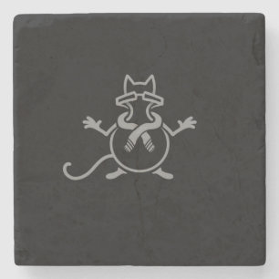 Comedian Cat Steinuntersetzer