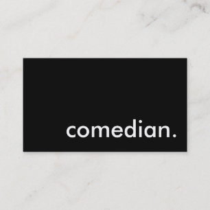Comedian. Visitenkarte