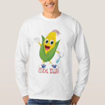 "Comedic Character Spoon: Funny Cereal Attack T-Sh