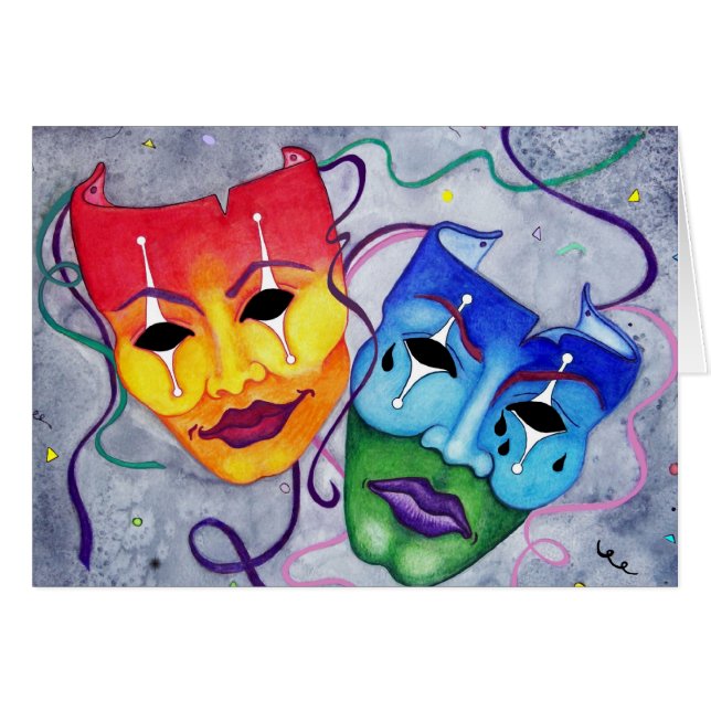 Comédie et tragédie (Devant horizontal)