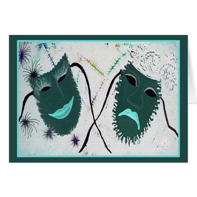 Comédie/tragédie (Devant horizontal)