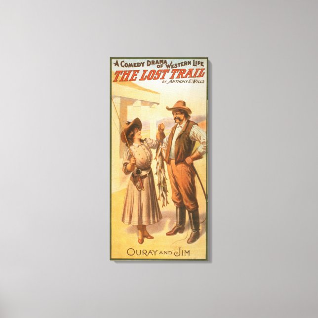 Comedy Loil - Western der Frau Leinwanddruck (Vorderseite)