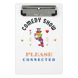 COMEDY SHOW MINI KLEMMBRETT